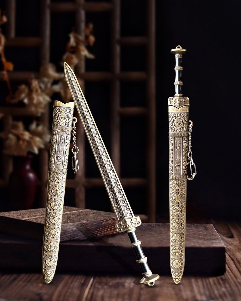 HERSAUL Ancient Sword Letter Opener with Sheath and Display Stand, Decorative Letter Opener Sword, Mail Open Tool Envelope Slitter - Image 3